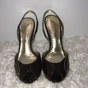 Brown BCBG heels